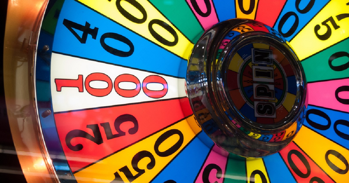 An image of a spin wheel for game shows.